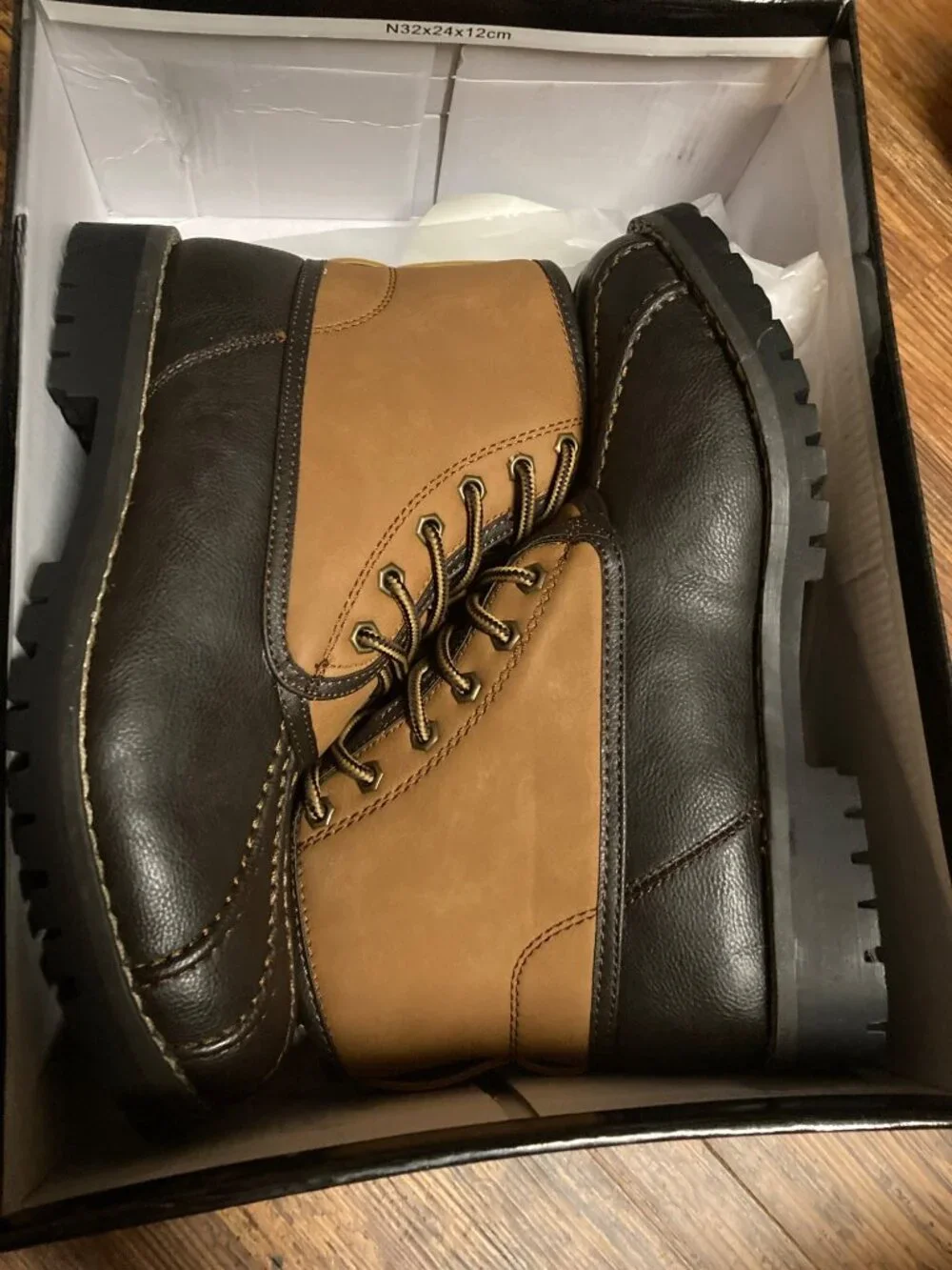 Steve Madden Boots Cornel Duck Brown Men's Size 7 US New In Box